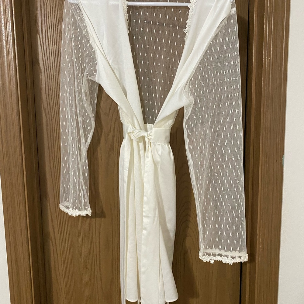 Bridal robe.